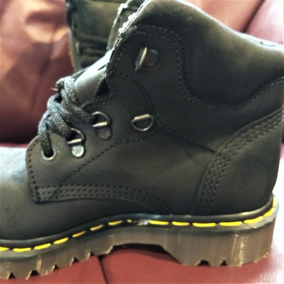 DR Martens NWT boots AIR Wair steel toes Women USA 5, 7705 MADE IN ENGLAND Black - Picture 4 of 6
